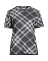 Burberry Prorsum Woman T-shirt Grey Size M Cotton, Polyester, Elastane