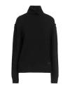 Burberry Prorsum Woman Turtleneck Black Size M Cashmere In Black