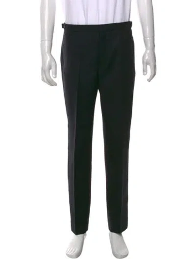 Pre-owned Burberry Prorsum Wool Dress Pants In Black