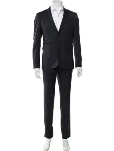 Pre-owned Burberry Prorsum Wool Two-piece Suit In Blue
