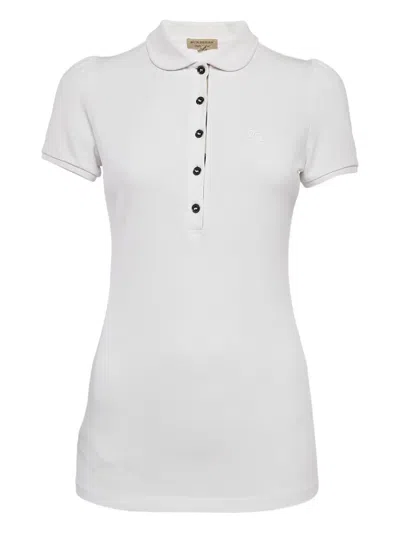 Pre-owned Burberry Puff-sleeve Polo Shirt