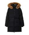 Burberry Nylon Puffer Coat In Black