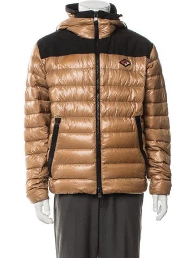 Pre-owned Burberry Puffer Coat In Brown