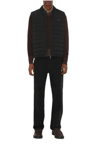 Burberry Puffer Gilet In Black