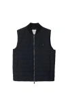 Burberry Langham Down Vest In Indigo