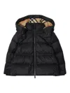 Burberry Puffer Jacket In Black