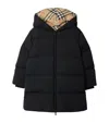 Burberry Puffer Jacket In Black