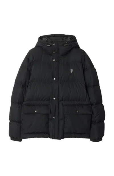 Burberry Puffer Jacket In Black