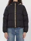 Burberry Puffer Jacket With Concealed Hood In Black