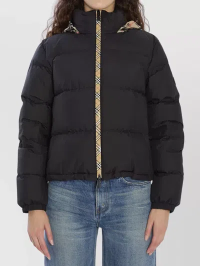 BURBERRY PUFFER JACKET HIDDEN HOOD