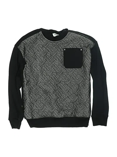 Pre-owned Burberry Kids' Pullover Sweater In Black