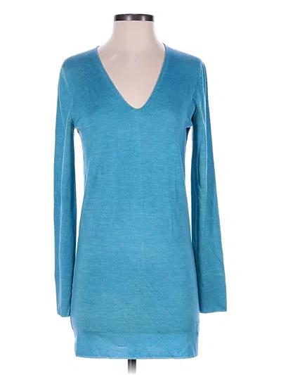 Pre-owned Burberry Pullover Sweater In Blue