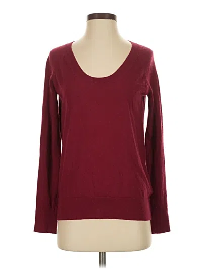 Pre-owned Burberry Pullover Sweater In Burgundy