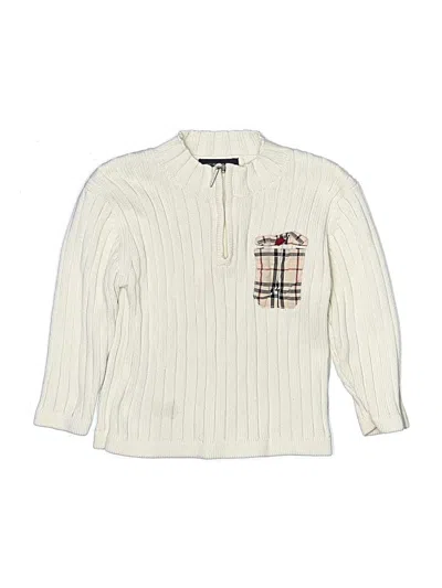 Pre-owned Burberry Kids' Pullover Sweater In Ivory