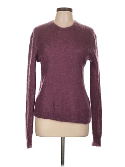 Pre-owned Burberry Pullover Sweater In Purple