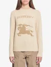 Burberry Beige Wool Sweater In Brown