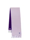 BURBERRY PURPLE CASHMERE SCARF