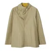 Burberry Puttee Collar Cotton Jacket