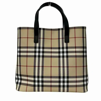 Pre-owned Burberry Pvc Tote Bag ()