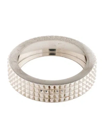 Pre-owned Burberry Pyramid Stud Spike Bangle Bracelet, 8" In Multi