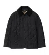 Burberry Kids Quilted Jacket In Black