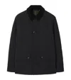 Burberry Logo-embroidered Padded Jacket In Black