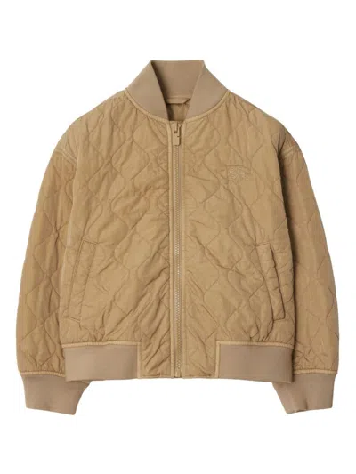 BURBERRY QUILTED BOMBER JACKET