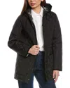 Burberry Quilted Bromley Parka In Black