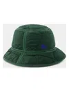 Burberry Quilted Bucket Hat In Khaki