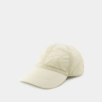 BURBERRY QUILTED CAP - BURBERRY - NYLON - BEIGE