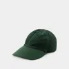 Burberry Quilted Cap -  - Nylon - Khaki In Khaki