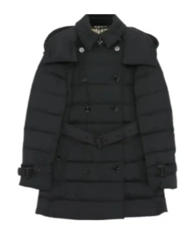 Burberry Quilted Casual Jacket In Black
