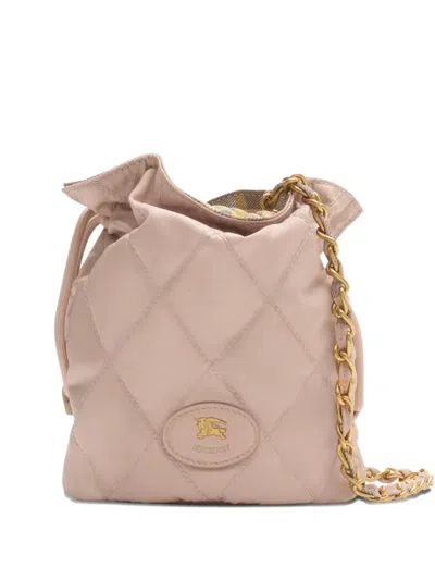 Burberry Gesteppte Beuteltasche Mit Kettenriemen In Pink