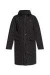 Burberry Quilted Nylon Parka In Black