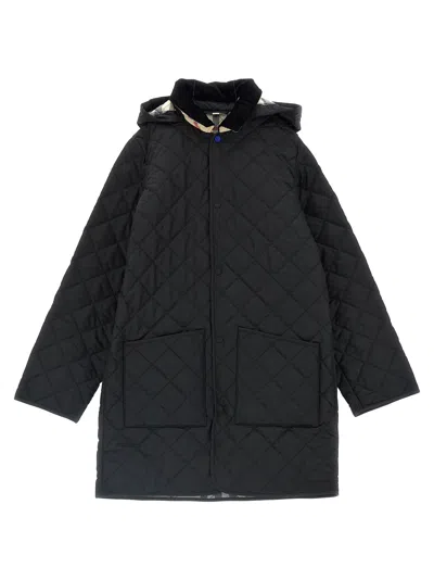 Burberry Kids' Quilted Coat In Black