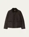 Burberry Women Quilted Jacket In Brown