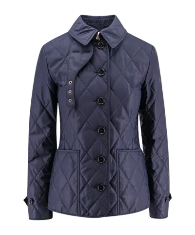 BURBERRY BURBERRY COLLARED BUTTON-UP QUILTED JACKET