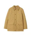 Burberry Reversible Quilted Short Jacket In Nude