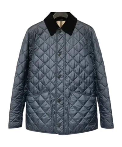 Burberry Quilted Cotton Clothing In Blue