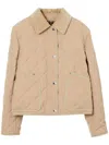 BURBERRY BURBERRY QUILTED CROP JACKET CLOTHING