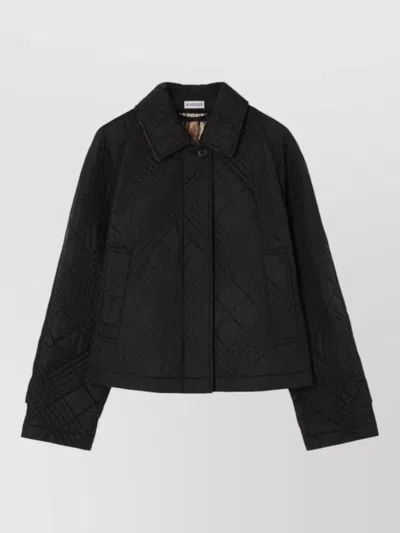 Burberry Quilted Nylon Tiffield Jacket In Black