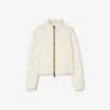 Burberry Quilted Down Down Jacket In Cream