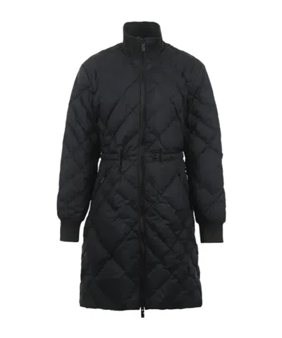 Burberry Quilted Down Jacket In Black