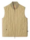 Burberry Quilted Gabardine Gilet