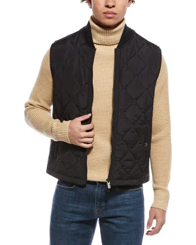 Burberry Quilted Gilet In Black