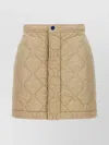 Burberry Almond Beige Quilted A-line Skirt