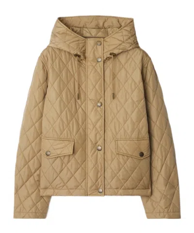 BURBERRY BURBERRY HOODED QUILTED JACKET