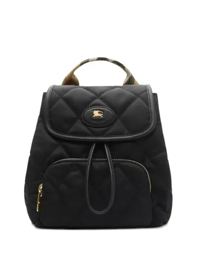 BURBERRY QUILTED HORSESHOE BACKPACK