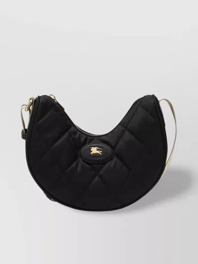 BURBERRY QUILTED HORSESHOE SHOULDER BAG