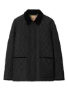 Burberry Corduroy-trimmed Quilted Nylon Barn Jacket